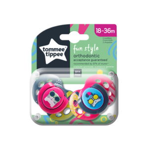 Tommee Tippee játszócumi 2 db 18-36hó lány 