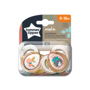Tommee Tippee játszócumi Moda 2db 6-18hó lány 