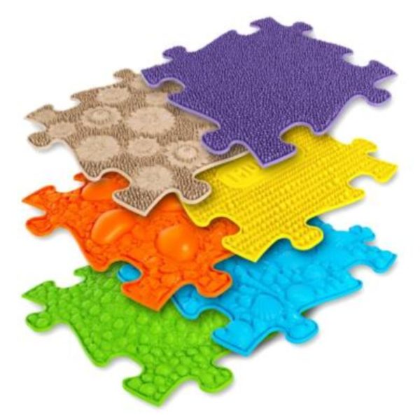 Muffik ortopédiai szenzoros puzzle szőnyeg - bébi szett