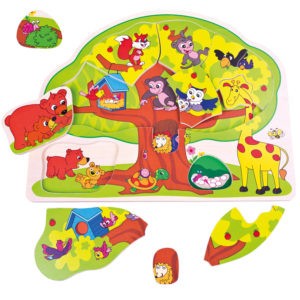 Bino Puzzle – vidám állatok