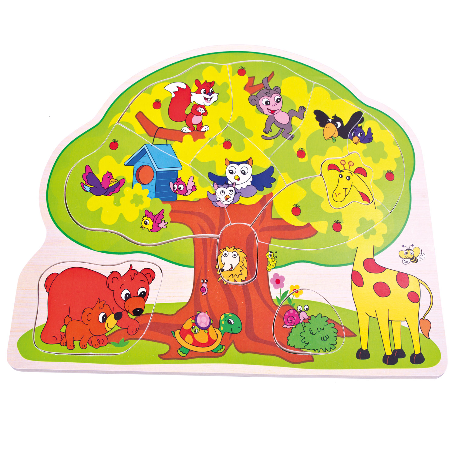 Bino Puzzle – vidám állatok