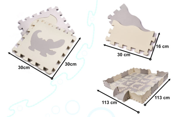 Habszivacs játszószőnyeg és 3D puzzle szőnyeg