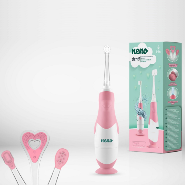 Neno fogkefe elektromos Denti rózsaszín - Image 2