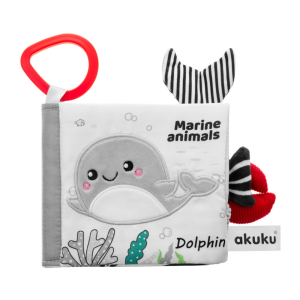 Akuku babakönyv – készségfejlesztő játék Tengeri állatok