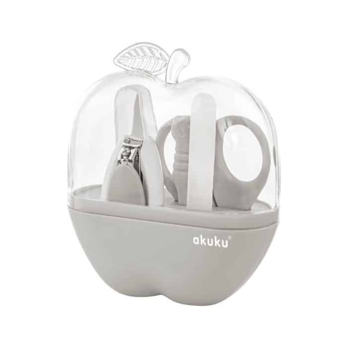 Babaápolási szett alma szürke