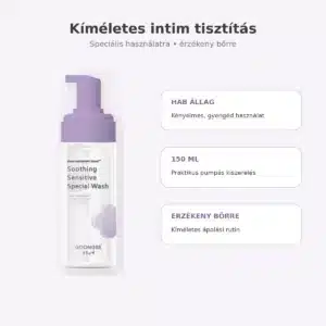 GOONGBE Nyugtató, speciális intim tisztítóhab érzékeny bőrre 150 ml