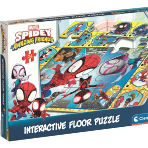 Pókember Spidey and Friends interaktív 24 db-os puzzle Clementoni